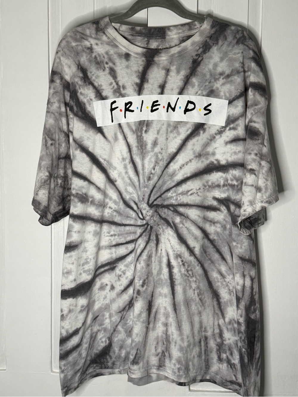 Love Tribe Friends TV Show Tie-Dye Graphic T-Shirt- XL